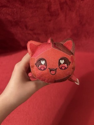 Aphmau MeeMeows himmlische rubinrote Katze weiches Plüschtier 6 Zoll Bonkers Toys Wurf 4