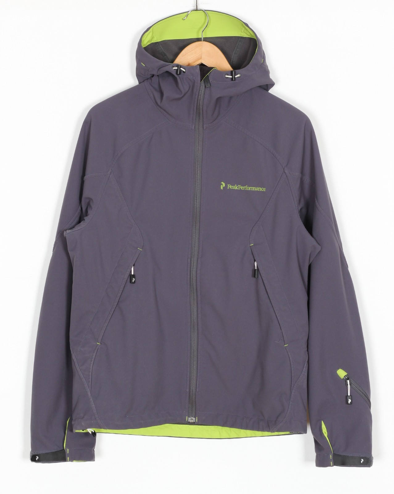 PEAK PERFORMANCE Soft Shell Hooded Jacket Men Siz… - image 1