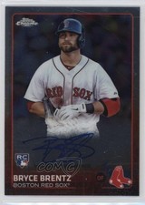 2015 Topps Chrome Rookie Bryce Brentz #AR-BB Auto 4g8