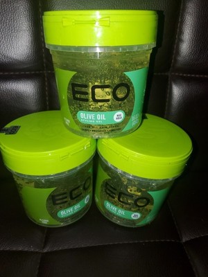 3 Eco Style Gel Olive Oil Styling 16oz