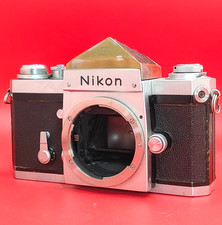 Nikon F EyeLevel Silver 35mm SLR Film Camera Body from JAPAN