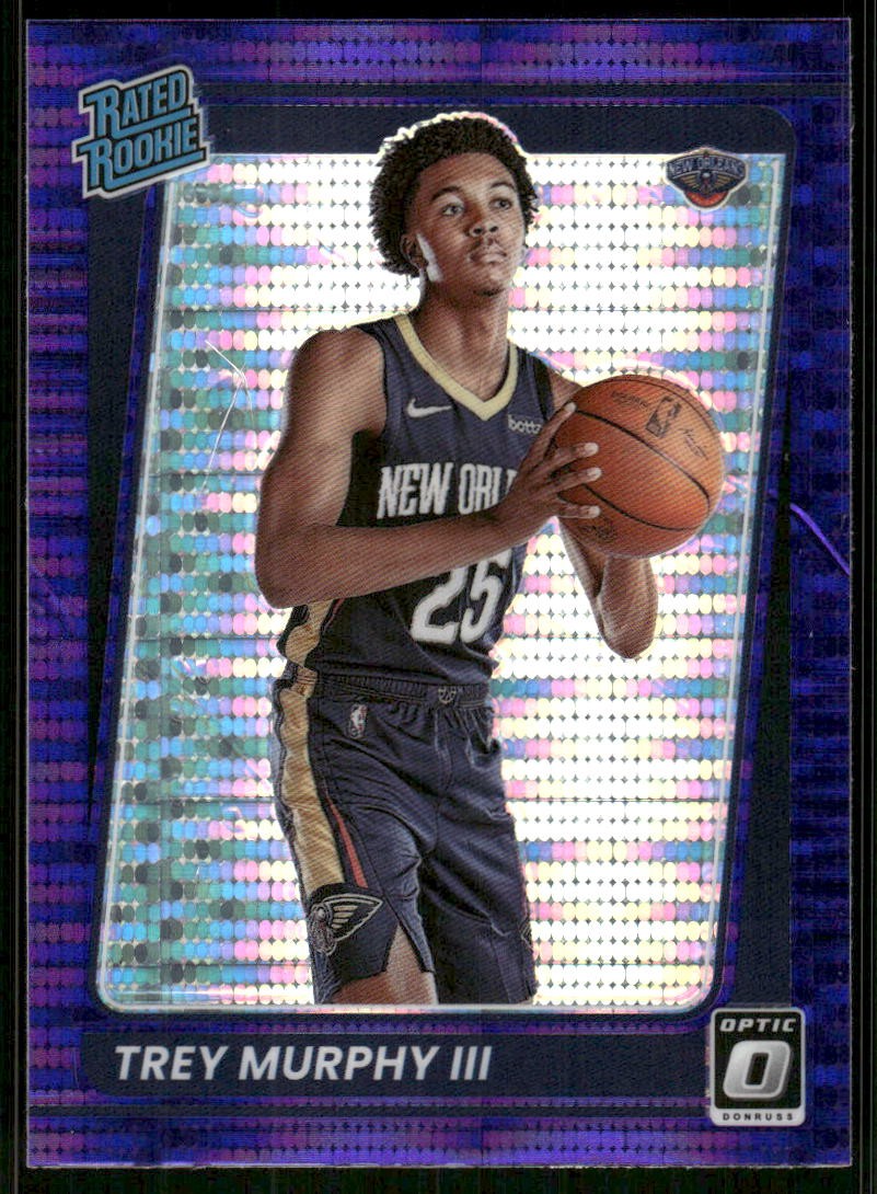 2021-22 Donruss Optic #178 Trey Murphy III Target Purple Pulsar