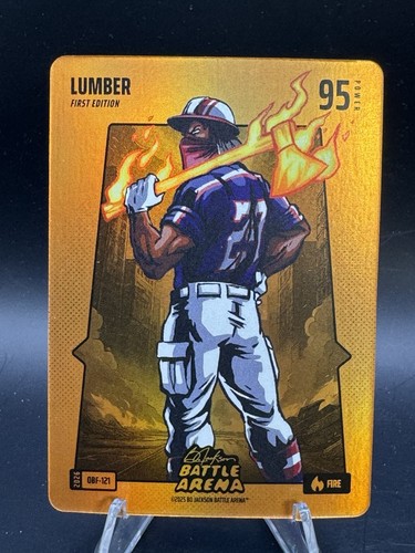 2026 Bo Jackson Battle Arena Lumber James Wood Orange BattleFoil SP