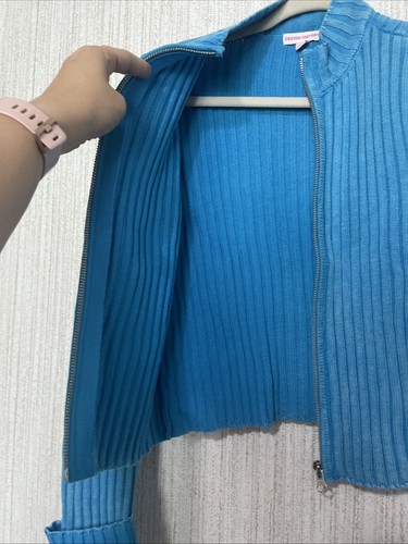 NWT Design History Girls Size XL Blue Zip Jacket Stretchy Stitch Fix - Picture 11 of 13