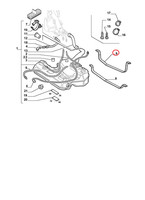 Lancia Lybra Originale Kraftstofftank Halterung 46780705