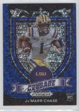 2021 Panini Prizm Draft Picks Crusade Blue Circles Ja'Marr Chase #162 05ky