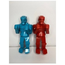 Rock Em Sock Em Robots Replacement Figures Red Rocker Blue Bomber Mattel Toy Set