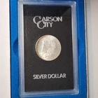 1884-CC Toned Uncirculated $1 Morgan Silver Dollar, GSA/Box, COA,  Z-BBE7