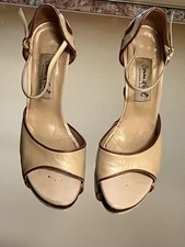 Comme il Faut Buenos Aires Beige Women's Ballroom Dance Shoes Size 38 Beige