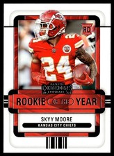 2022 Panini Contenders Skyy Moore Rookie Kansas City Chiefs #ROY-SMO