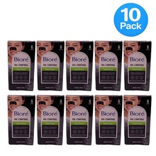 Biore Charcoal Oil Control Pore Strips 6 Ct 10 Pack New