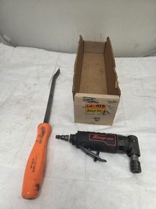 Snap-on SPB18A Orange Handle Pry Bar Tool with Snap-on air gun LOT-193B