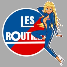 LES ROUTIERS STICKER PINUP CAMION TRUCK ROUTE 66 PIN UP AUTOCOLLANT PC220