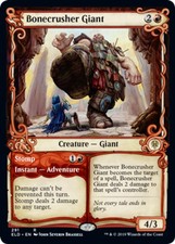 x1 Bonecrusher Giant // Stomp - Showcase R MTG Throne of Eldraine M/NM, English