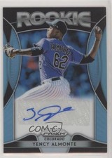 2019 Panini Prizm Rookie Carolina Blue 79/100 Yency Almonte #RA-YA Auto 0w8