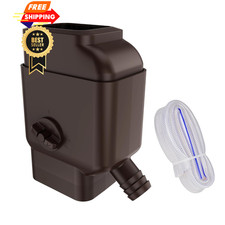 Prestantious Downspout Diverter with Built-in Filter Screen Fits for Brown-a 