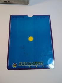 Solar Quest (Vectrex, 1982) Complete In Box w/ Overlay, Manual, Tray CIB Tested