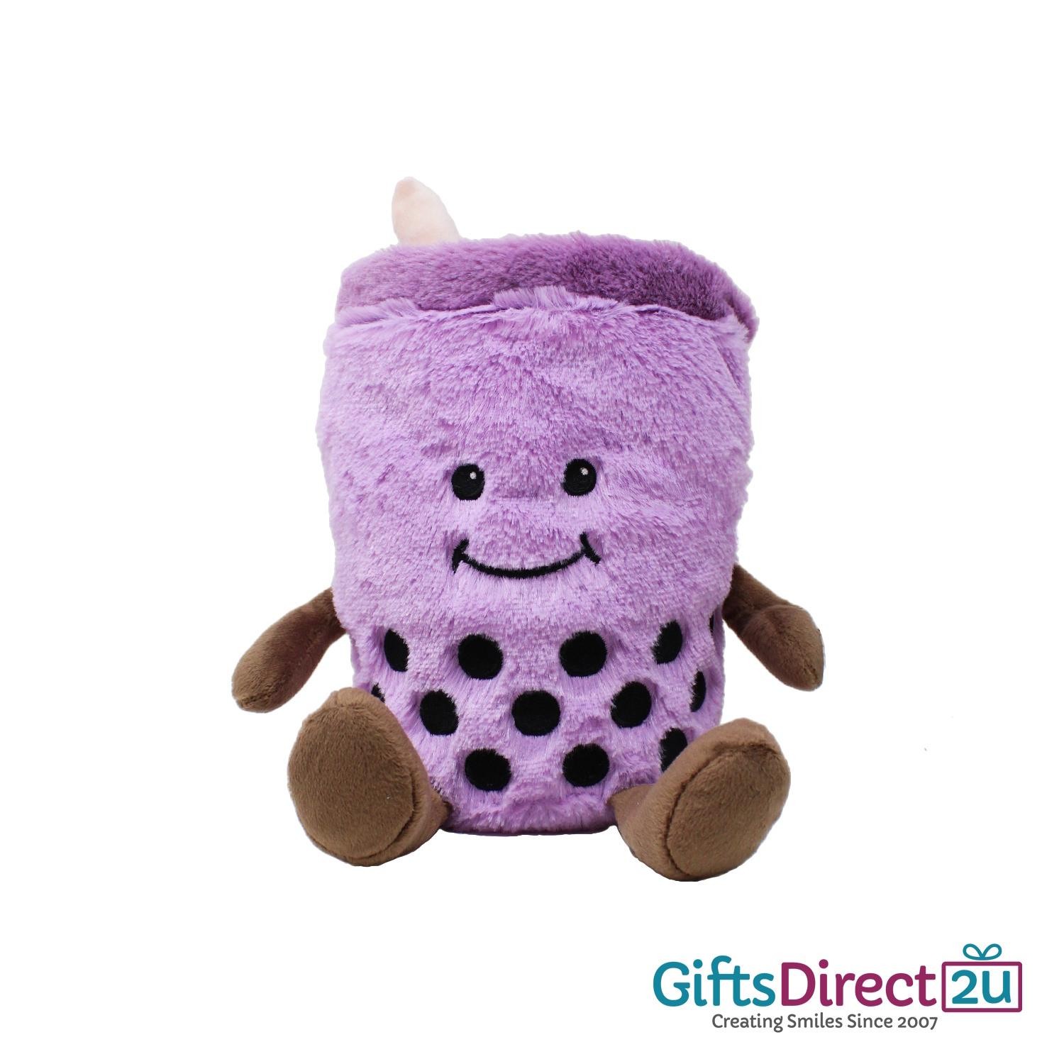 Microwavable Heatable Soft Toy Hot Cold Heat Pack Lavender Scent Boba Tea