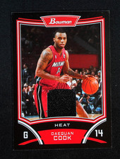 2008-09 Bowman Draft Picks & Stars Retail Relics Daequan Cook #BSRDC