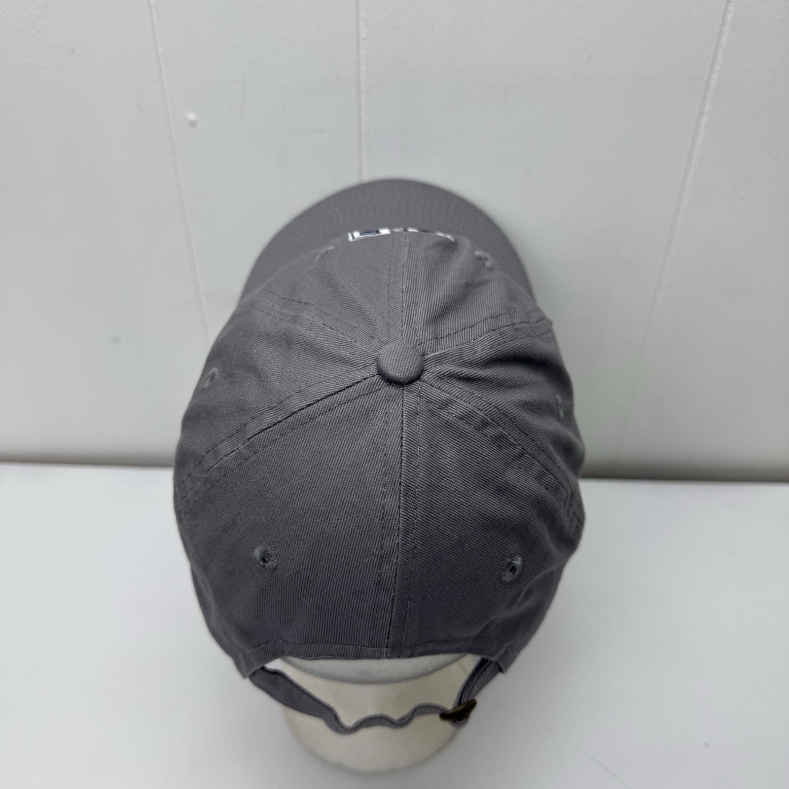 ESE Hat Cap Gray Strapback Adjustable Embroidered… - image 4