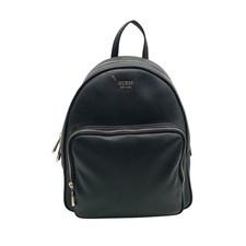 Guess Black Faux Leather Rylan Backpack