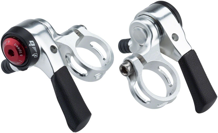 MicroSHIFT Thumb Shifter Set 8-Speed DoubleTriple Compatible Silver 17790₽