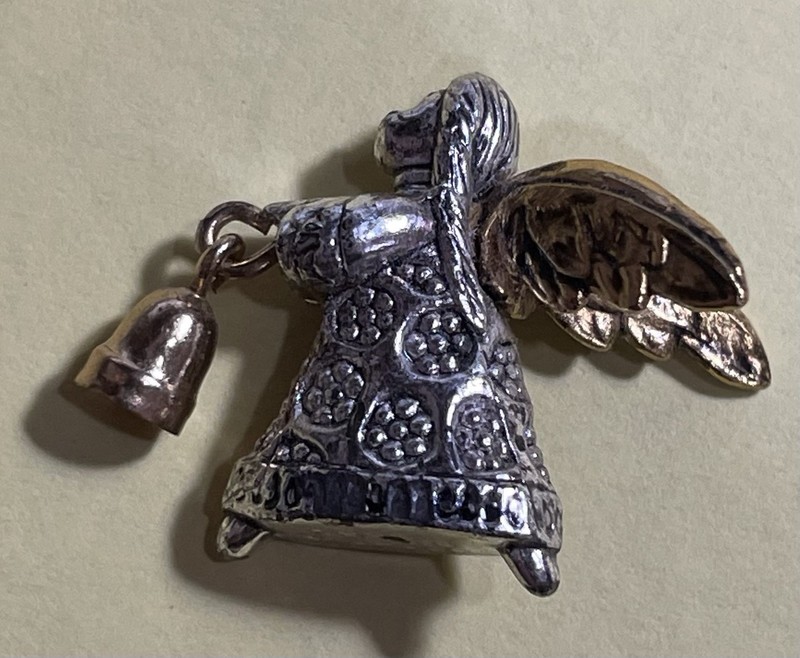 1998 Hallmark Miniature Angel Chime Ornament
