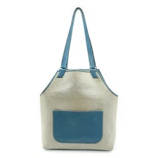 Hermes Jardiniere Pm Toilache 2Way Bag Women Blue One Size