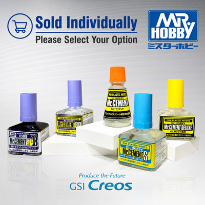 Gunze GSI Mr.Hobby Cement Glue (20ml~40ml) Multiple Options for Plastic Modeling
