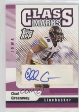 2006 Topps Draft Picks and Prospects (DPP) Class Marks Chad Greenway Auto 0v1