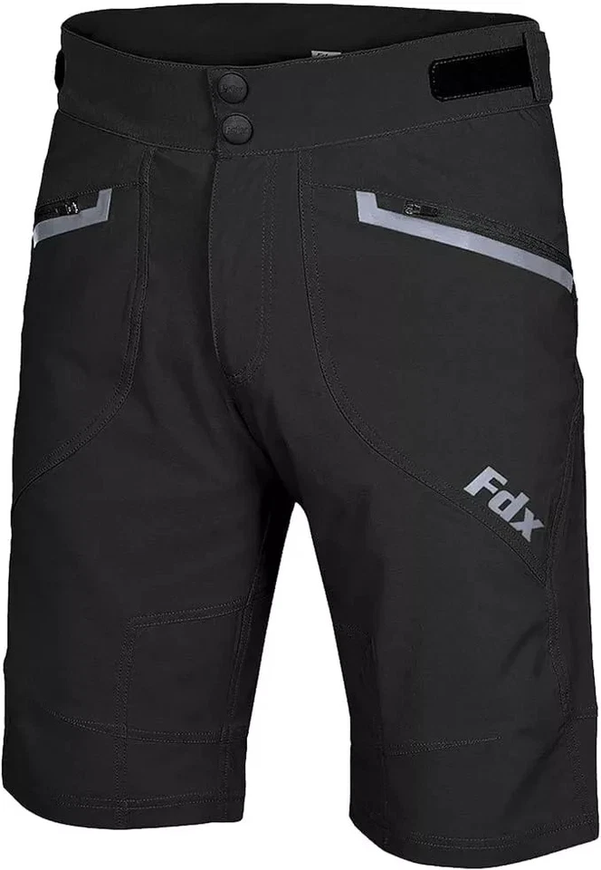 MENS MTB Cycling Shorts Bicycle Mountain Cycle Off Road Downhill shorts Outdoor - Image 2 of 4