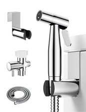Bidet Sprayer For Toilet Adjustable Water Pressure Polished Chrome Bathroom