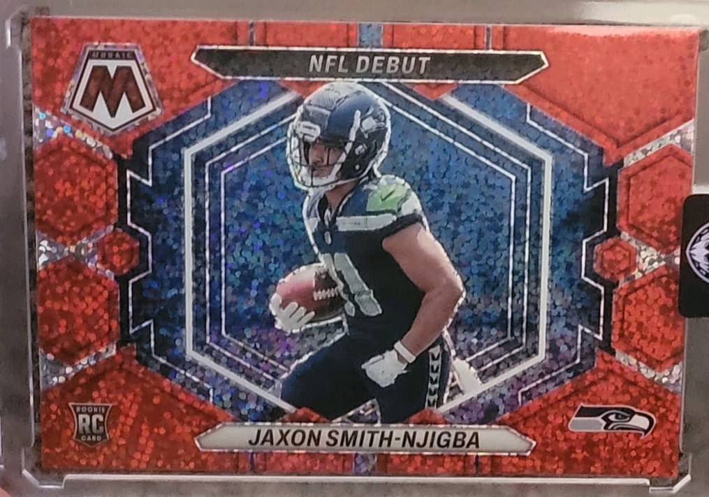 2023 Panini Mosaic NFL Debut Red Sparkle Prizm Jaxon Smith-Njigba #ND-12 0q48