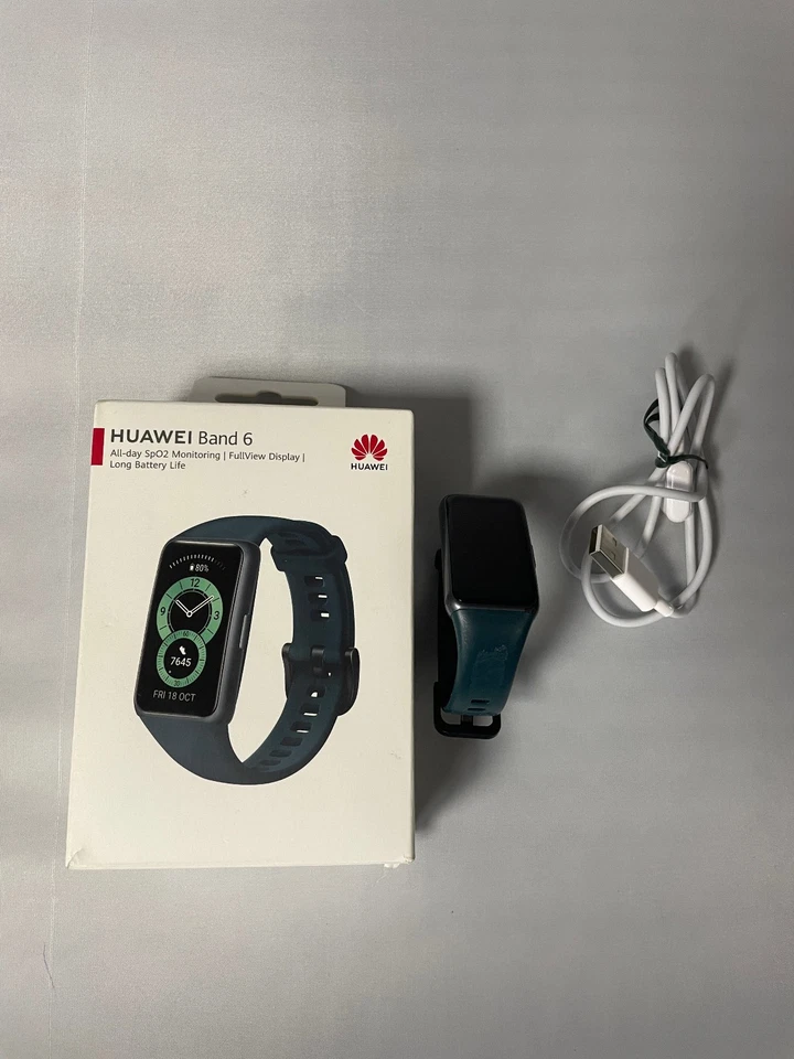 Huawei Band 6 Smart Watch - Forest Green - Well Worn, photo 1 of 5