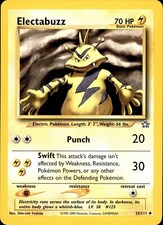 POKEMON ELECTABUZZ 33 NEO GENESIS 111 UNCOMMON UNLIMITED LP on eBay