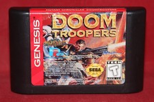 Mutant Chronicles: Doom Troopers (Sega Genesis, 1995) Authentic Game Cartridge