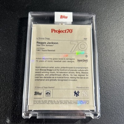 スヌープドッグ‼︎ 70周年限定‼︎ topps project 70 2021 TOPPS Project 70 - REGGIE JACKSON #707 - Mr. October by Snoop