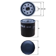 Ölfilter für Suzuki Swift 3 MZ SX4-SX4 EY Vitara ET | 23908362