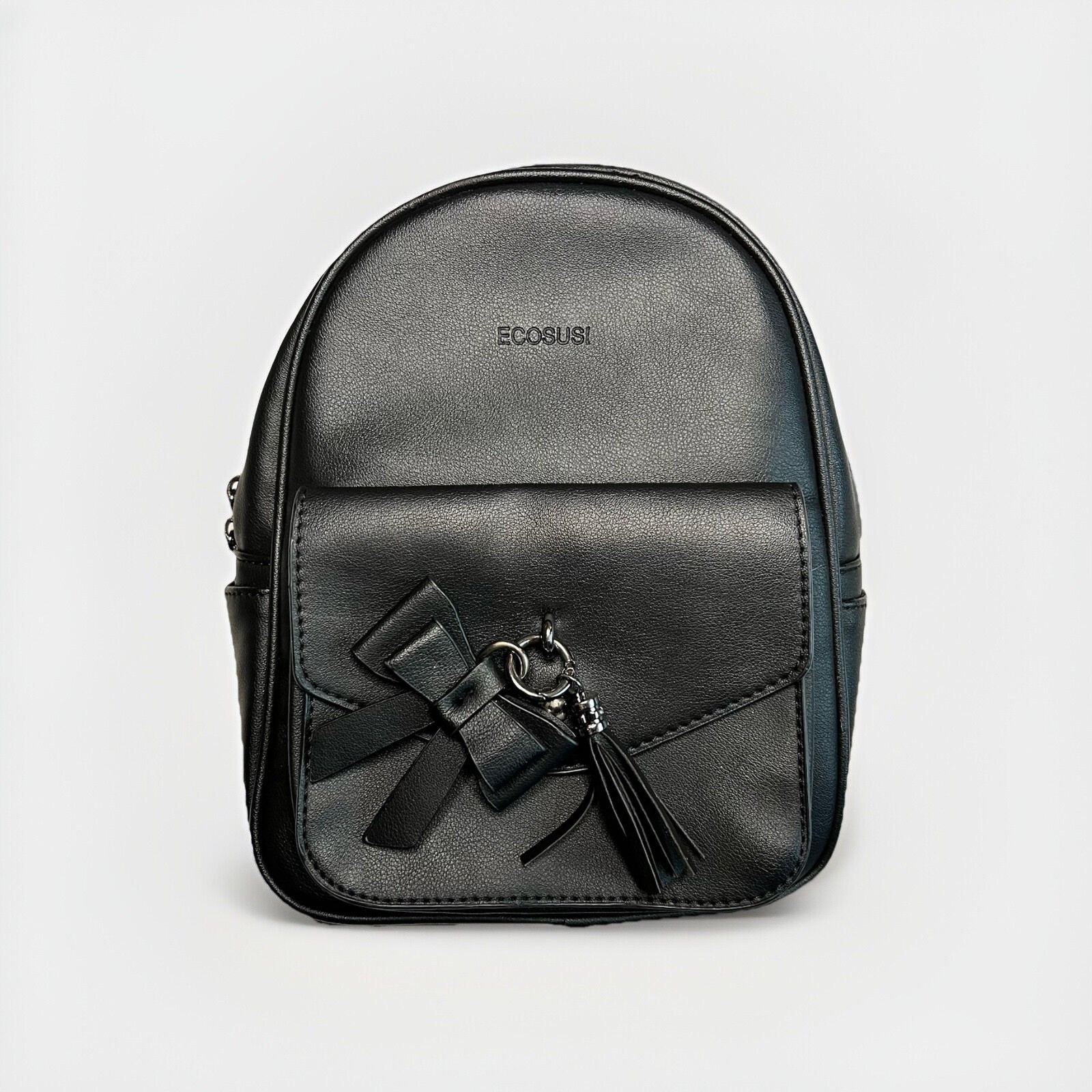 ECOSUSI Mini Backpack Bow Keychain Backpack Purse… - image 1