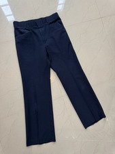 VTG 70'S LEVIS ACTION SLACKS STA-PREST DRESS PANTS BLUE 30