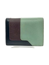 MARNI Bi-fold Wallet, Leather, Multicolor, Solid Color, Women's, Signs of Use