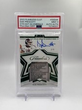 2022 Panini Flawless Collegiate Star Swatch Signatures Dak Prescott No. SS-DAK