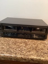 Technics RS-TR155 Dual Stereo Double Cassette Deck Tape Player / Parts Only