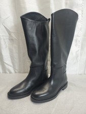 Steve Madden Gaige Women's Black Leather Knee-High Boots