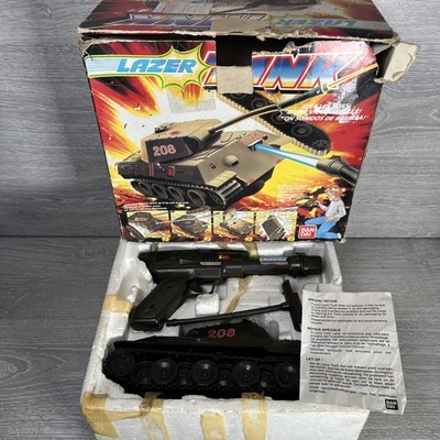 Bandai Lazer Tank Vintage 1980s Infrared Battle Toy Boxed Part Working Box Toy