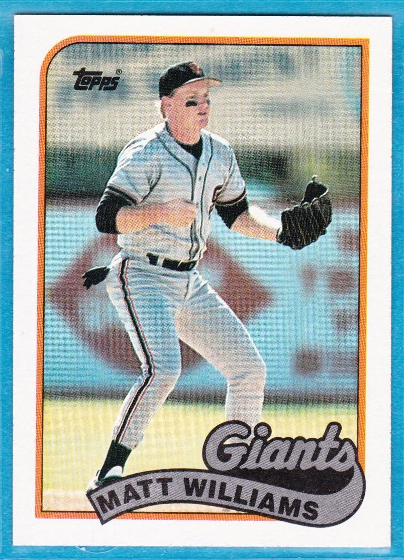 1989 Topps - Matt Williams #628