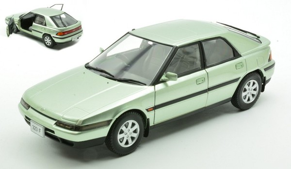 Whitebox 1/24 Mazda 323 F 1989 GrÜN Modellbau Statisches Modell Diecast-image