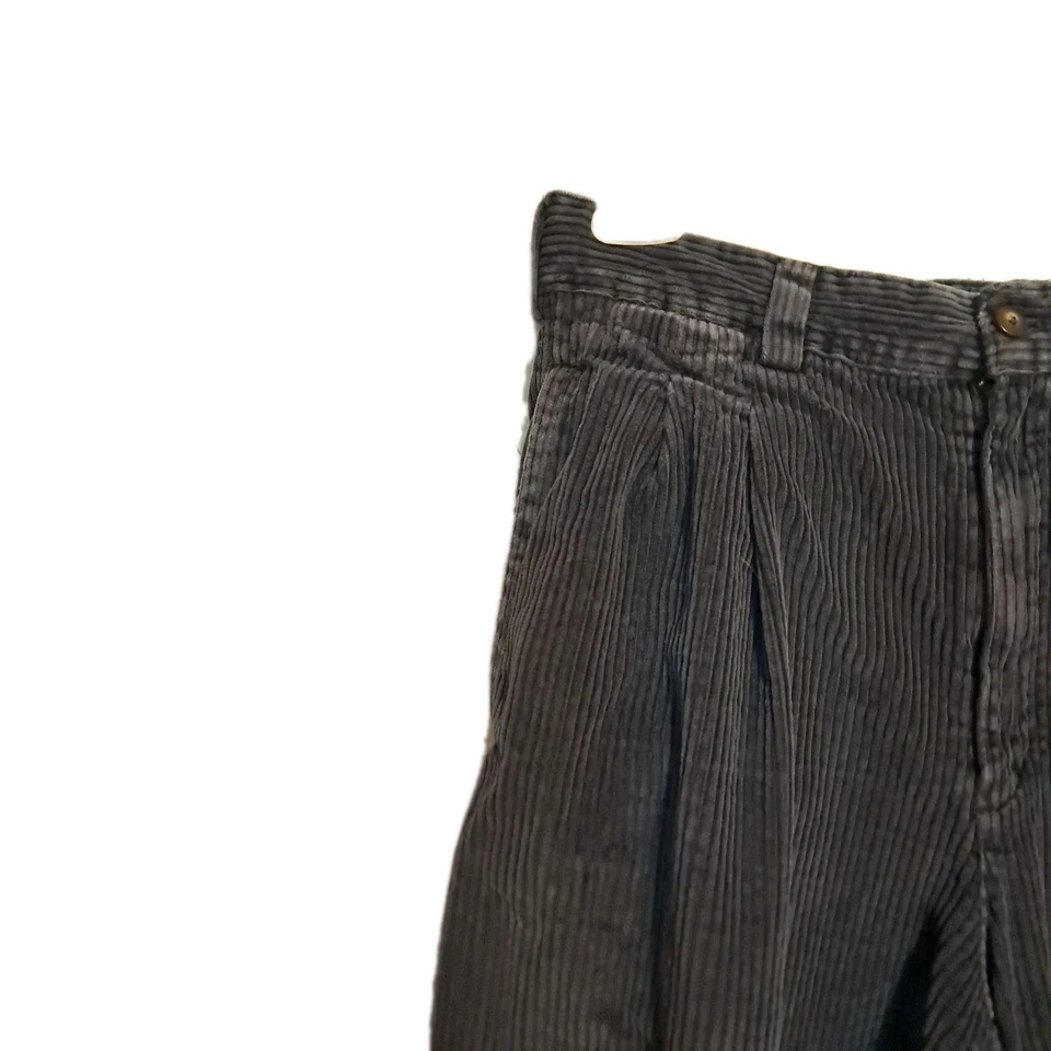 Vtg 90s J.Riggings Mens Pleated Blue Chino 30x29  Distressed Fade - Image 3 of 4