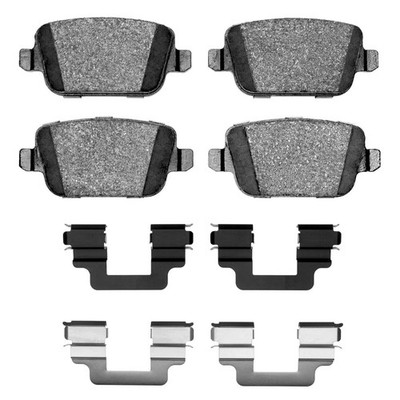 For Land Rover LR2 08-12 R1 Concepts Optimum OEp Low Metallic Rear Brake Pads
