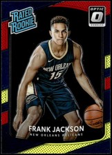 2017-18 Donruss Optic #170 Frank Jackson Red and Yellow Rated Rookie E1